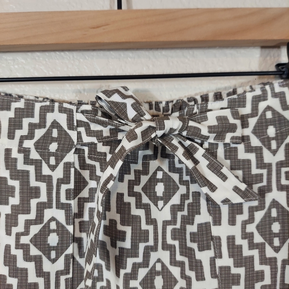 Royal Robbins Bergen Summer Skirt Ivory and Grey Print Hondo   XS - Picture 5 of 14